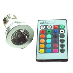 Foco led 16 colores a control remoto 220V